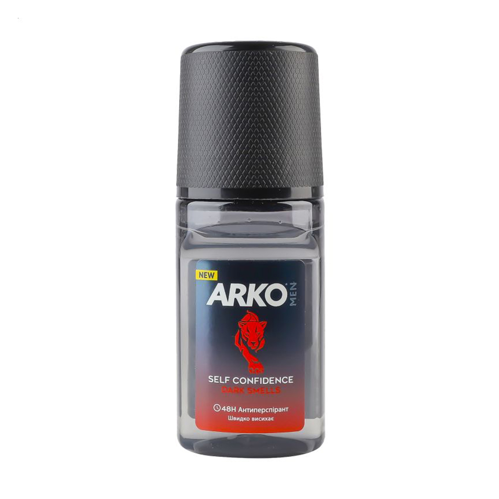 Кульковий антиперспірант ARKO Men Self Confidence Dark Smells чоловічий, 50 мл